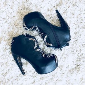 Black Bettie Page Heels